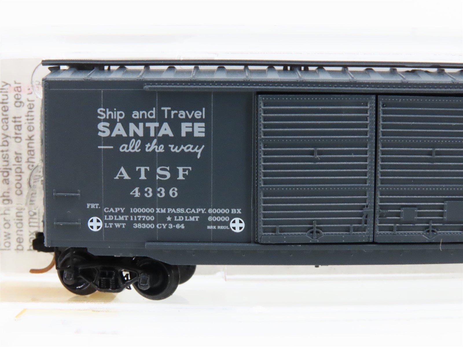 N Scale Micro-Trains MTL 34250 ATSF Santa Fe 50' Standard Boxcar #4336