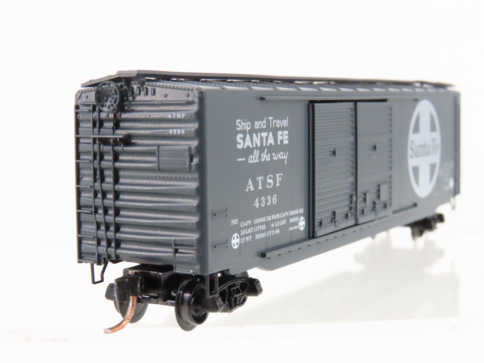 N Scale Micro-Trains MTL 34250 ATSF Santa Fe 50' Standard Boxcar #4336