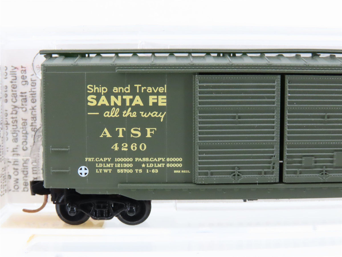 N Scale Micro-Trains MTL 34240 ATSF Santa Fe 50&#39; Standard Boxcar #4260