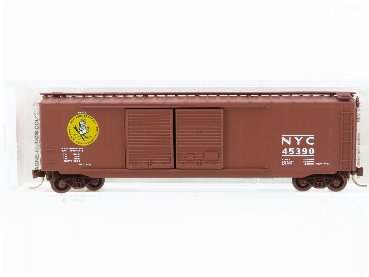 N Micro-Trains MTL 34220 NYC New York Central &quot;Early Bird&quot; 50&#39; Boxcar #45390