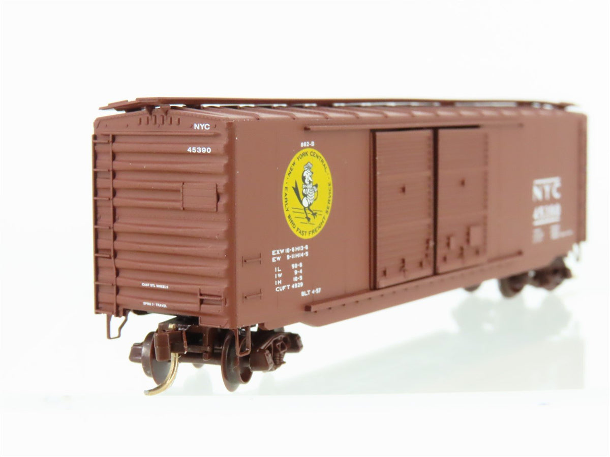 N Micro-Trains MTL 34220 NYC New York Central &quot;Early Bird&quot; 50&#39; Boxcar #45390