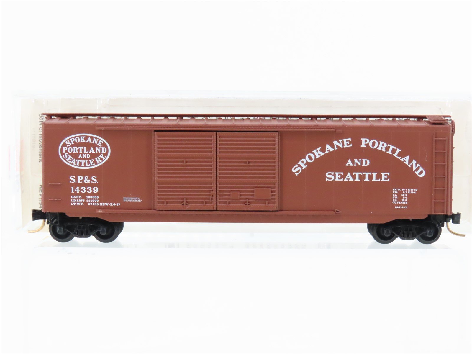 N Micro-Trains MTL 34210 SP&S Seattle Portland & Seattle 50' Boxcar #14339