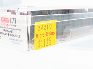 N Micro-Trains MTL 34210 SP&S Seattle Portland & Seattle 50' Boxcar #14339