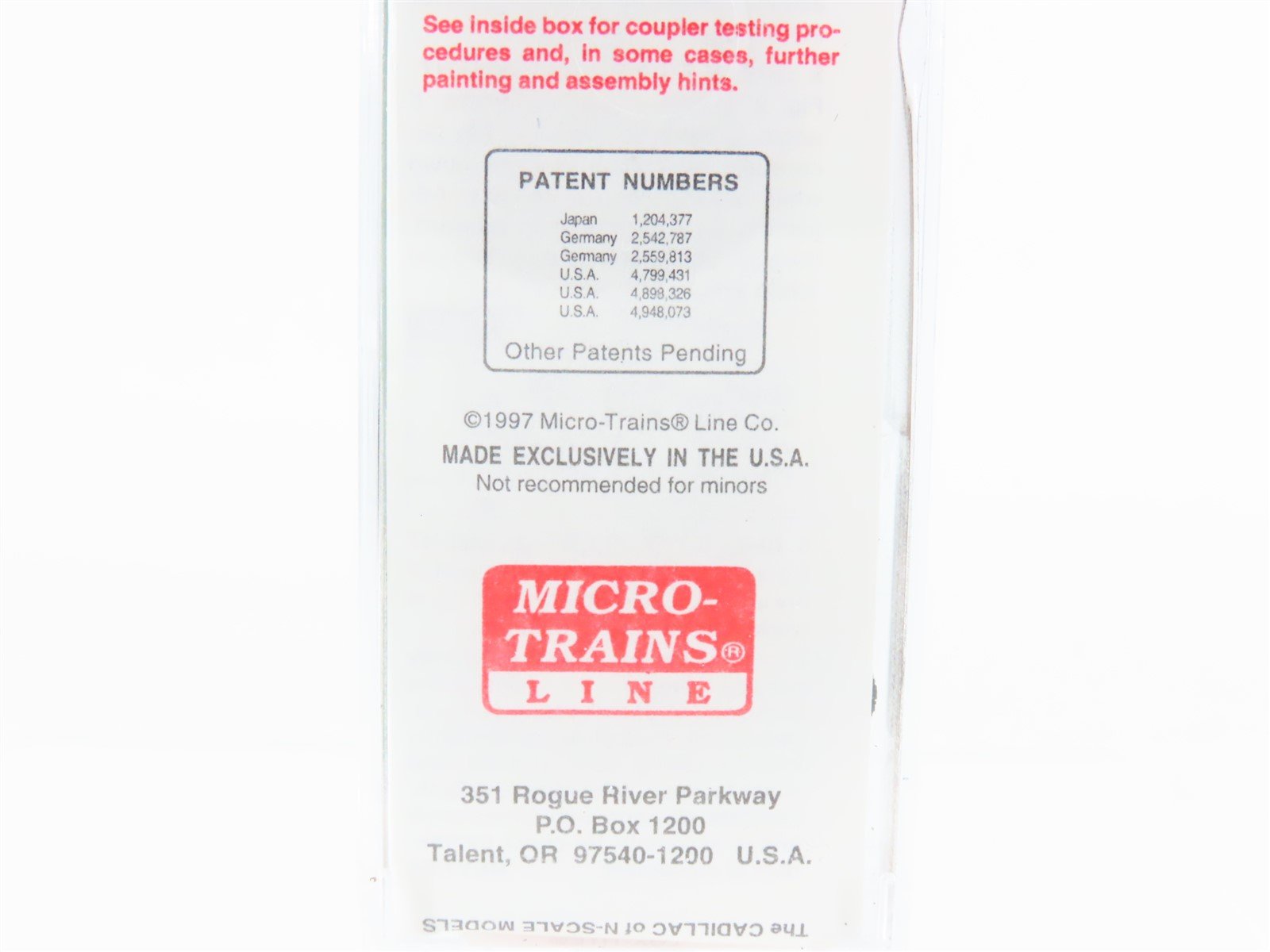 N Scale Micro-Trains MTL 34020 PC Penn Central 50' Standard Boxcar #174433