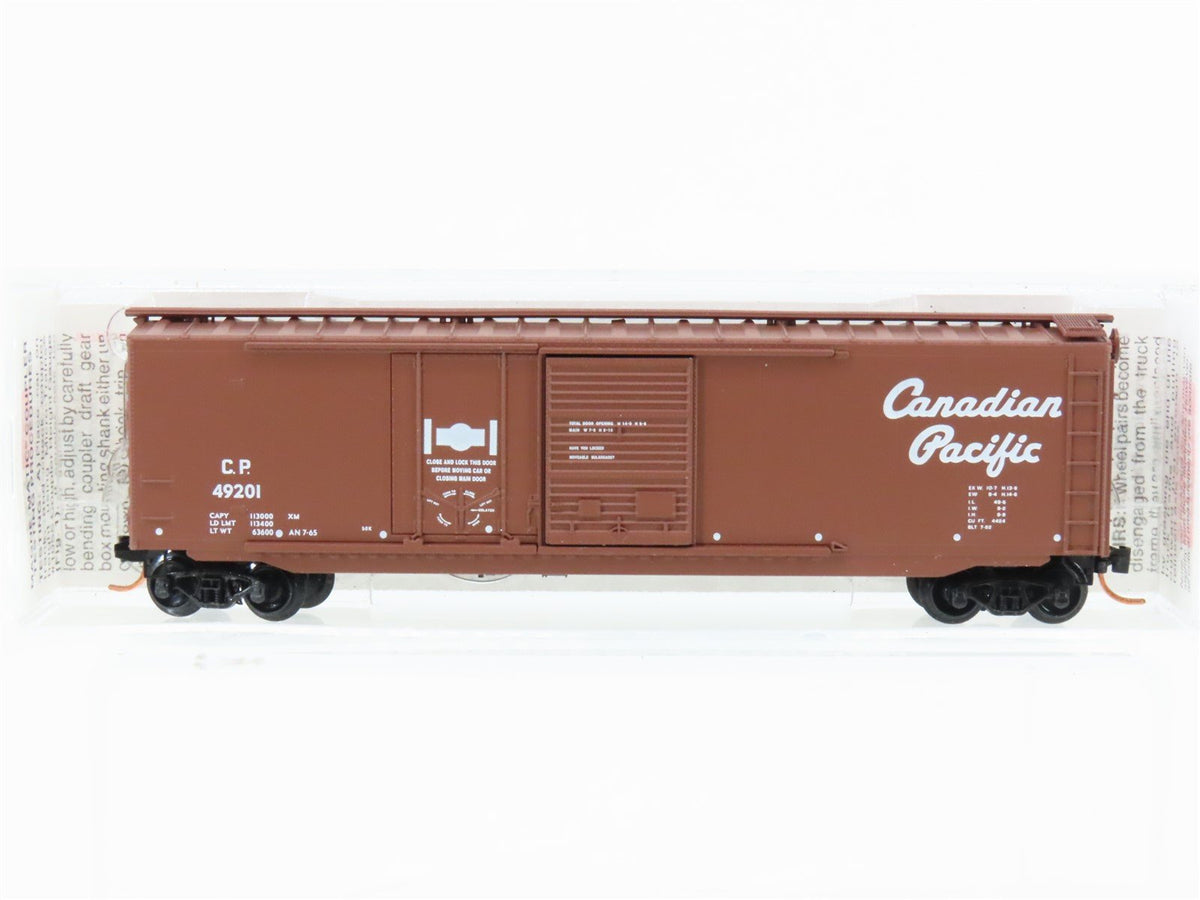 N Scale Micro-Trains MTL 33140 CP Canadian Pacific 50&#39; Standard Boxcar #49201