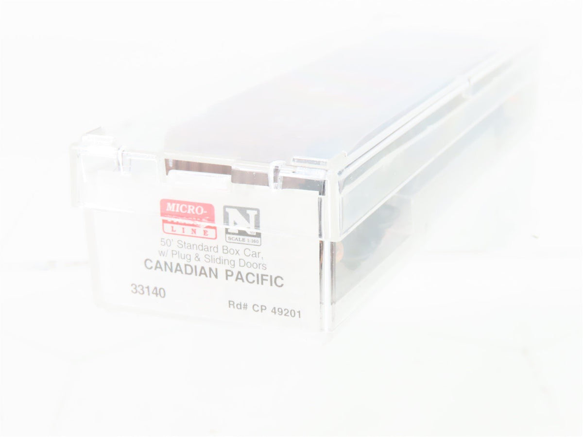 N Scale Micro-Trains MTL 33140 CP Canadian Pacific 50&#39; Standard Boxcar #49201