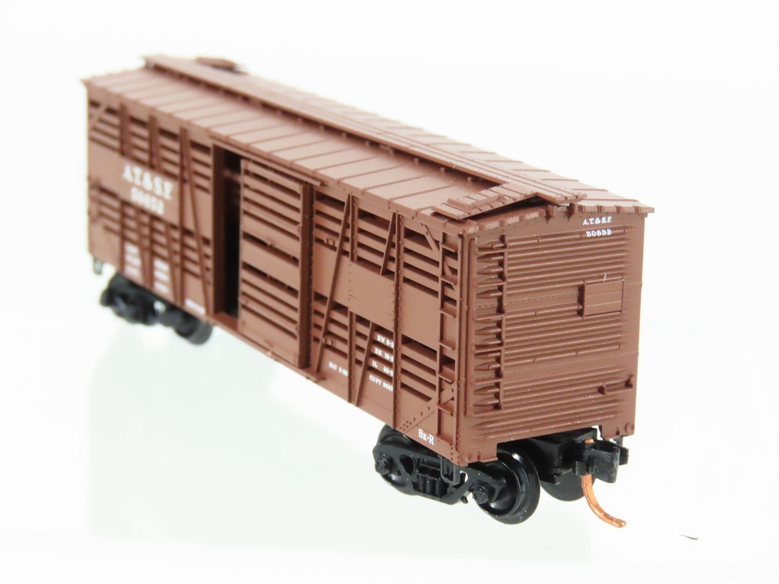 N Scale Micro-Trains MTL 35080 ATSF Santa Fe 40' Dispatch Stock Car #50652