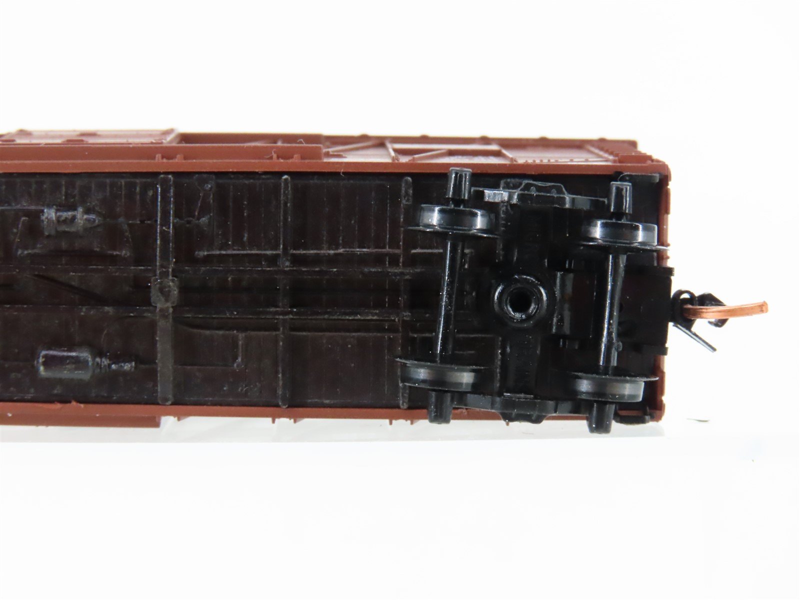 N Scale Micro-Trains MTL 35080 ATSF Santa Fe 40' Dispatch Stock Car #50652