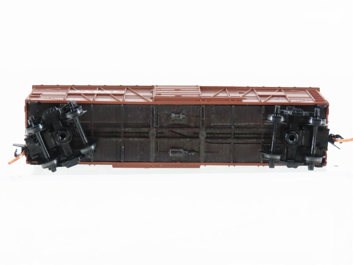 N Scale Micro-Trains MTL 35080 ATSF Santa Fe 40&#39; Dispatch Stock Car #50652