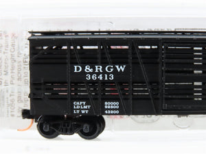 N Scale Micro-Trains MTL 35090 DRGW Rio Grande 40' Dispatch Stock Car #36413