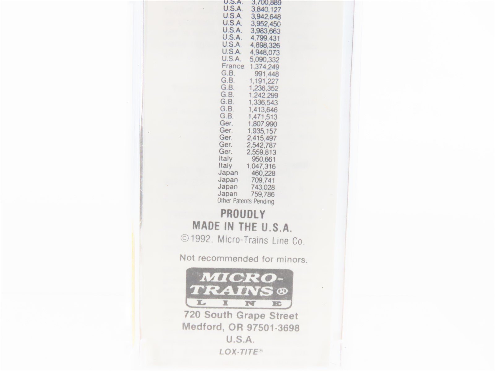 N Scale Micro-Trains MTL 35090 DRGW Rio Grande 40' Dispatch Stock Car #36428