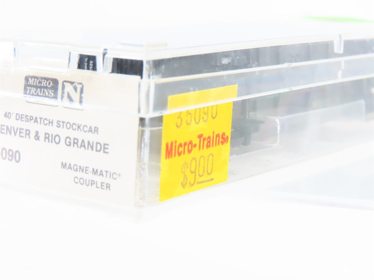 N Scale Micro-Trains MTL 35090 DRGW Rio Grande 40&#39; Dispatch Stock Car #36428