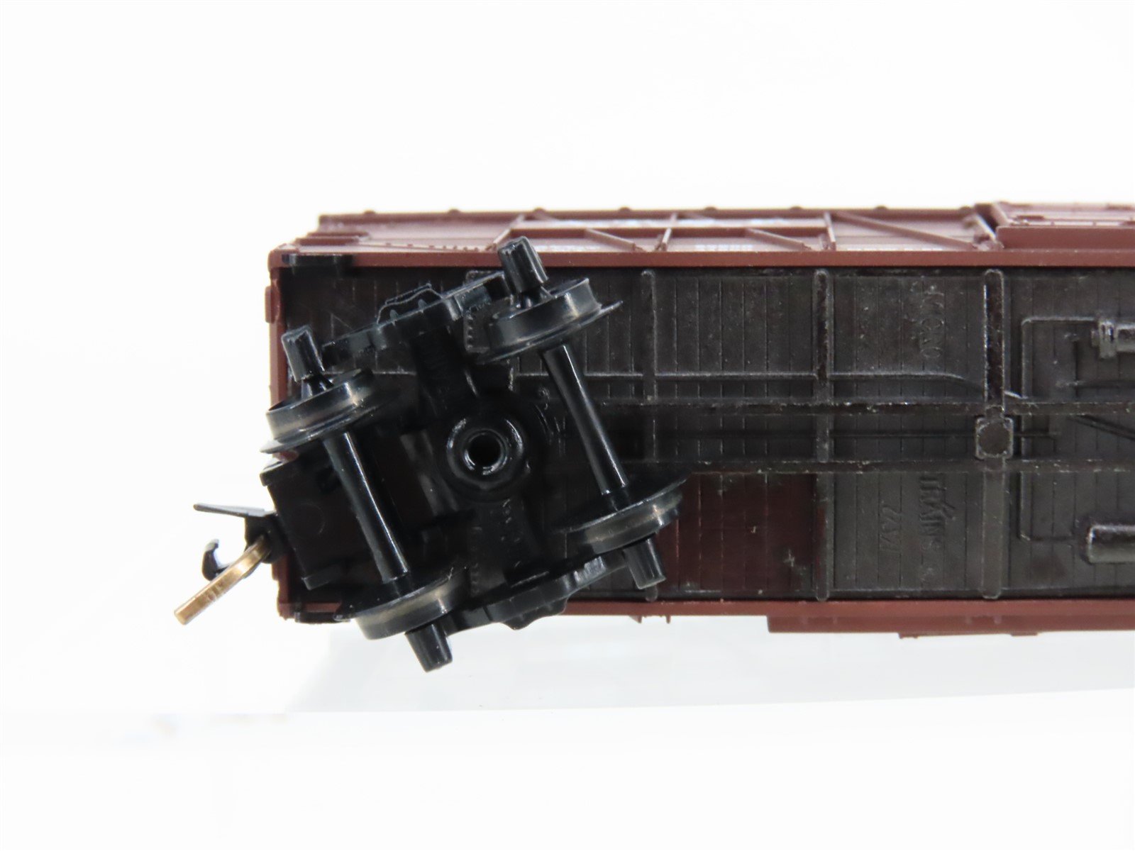 N Scale Micro-Trains MTL 35080 ATSF Santa Fe 40' Dispatch Stock Car #50648