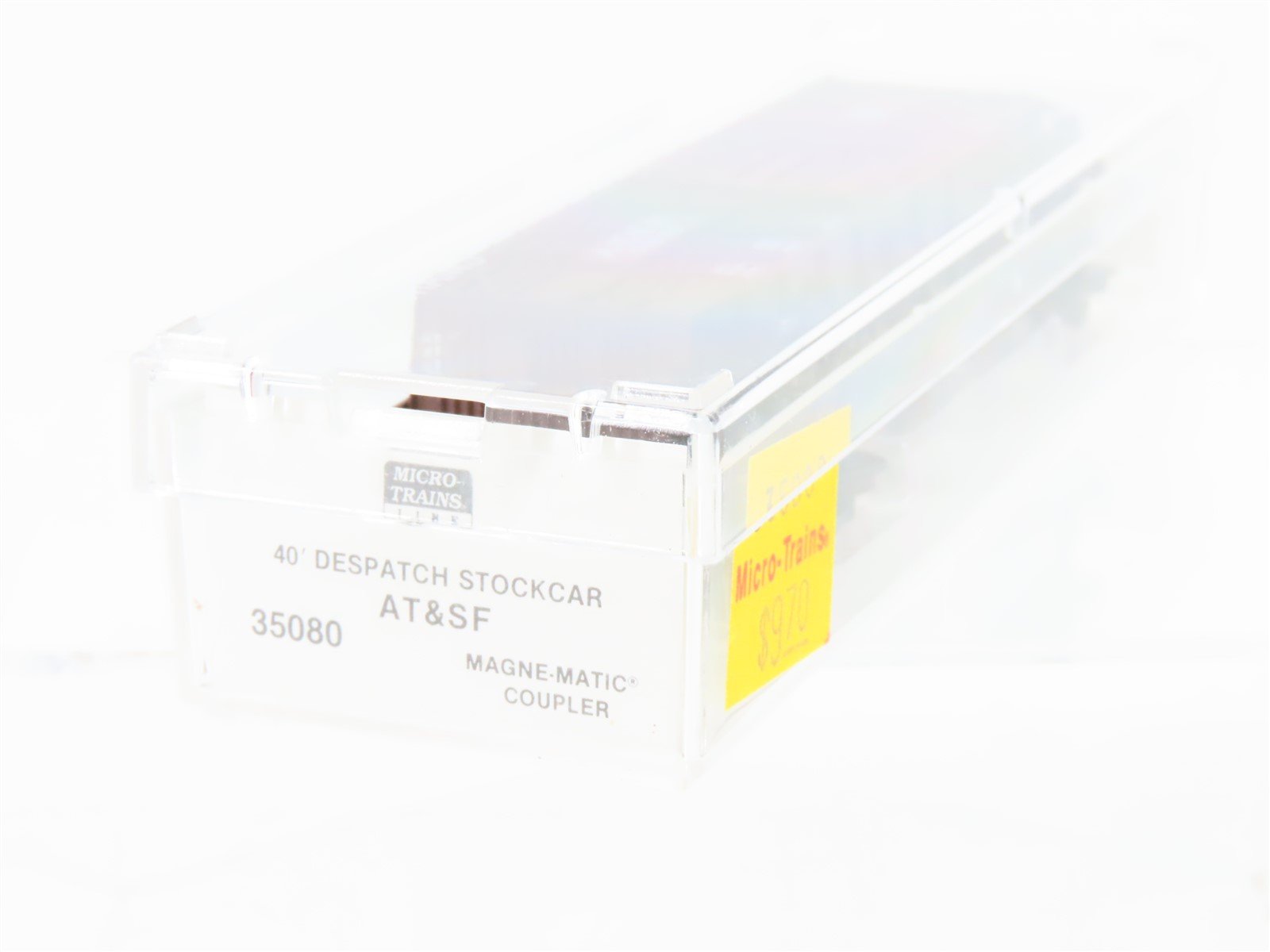 N Scale Micro-Trains MTL 35080 ATSF Santa Fe 40' Dispatch Stock Car #50648