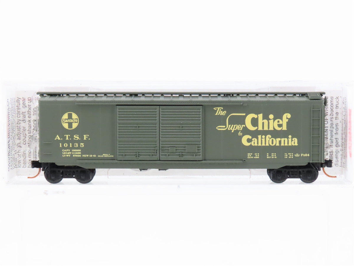 N Scale Micro-Trains MTL 34290 ATSF &quot;Super Chief California&quot; 50&#39; Boxcar #10135