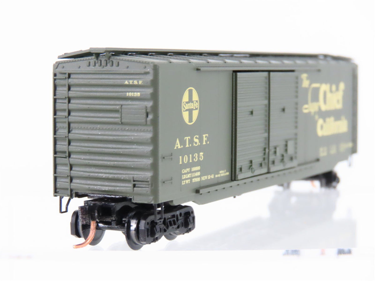 N Scale Micro-Trains MTL 34290 ATSF &quot;Super Chief California&quot; 50&#39; Boxcar #10135