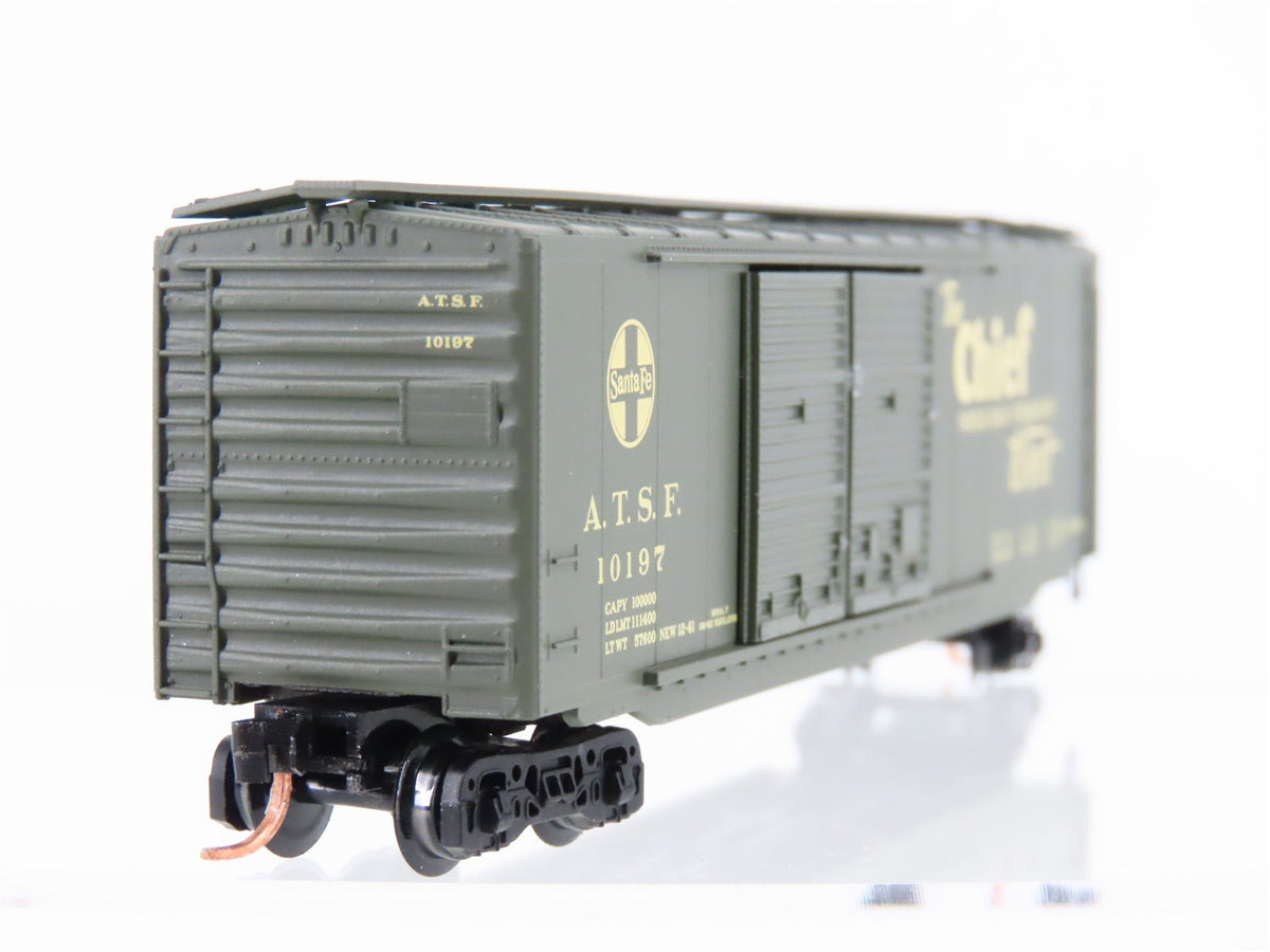 N Scale Micro-Trains MTL 34300 ATSF Santa Fe &quot;Chief West&quot; 50&#39; Boxcar #10197