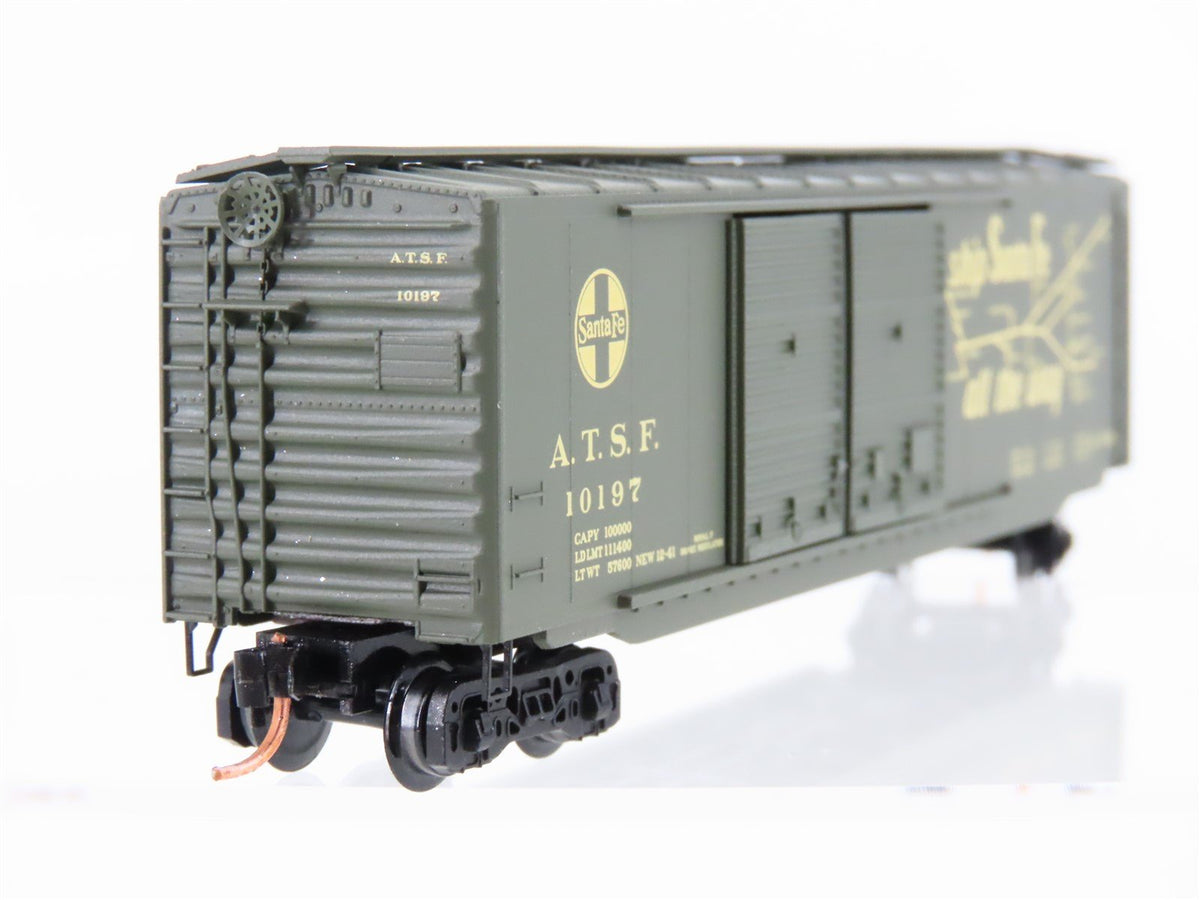 N Scale Micro-Trains MTL 34300 ATSF Santa Fe &quot;Chief West&quot; 50&#39; Boxcar #10197