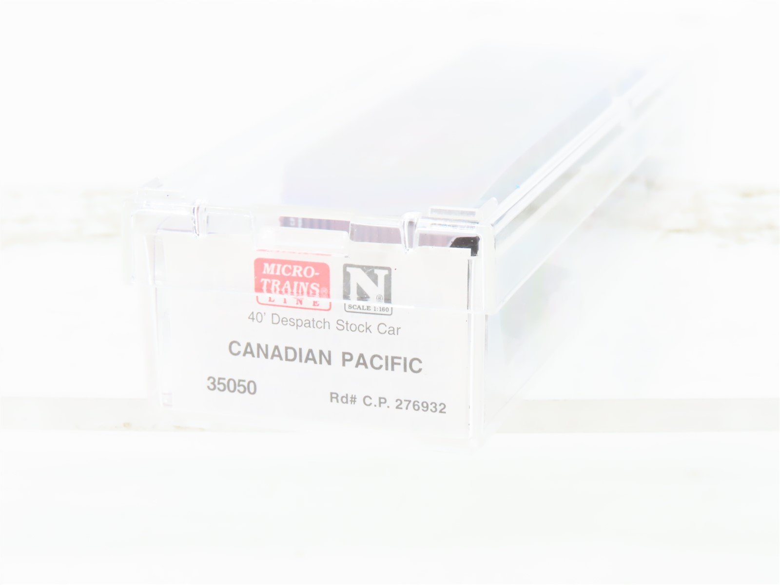 N Scale Micro-Trains MTL 35050 CP Canadian Pacific 40' Despatch Stock Car #27693