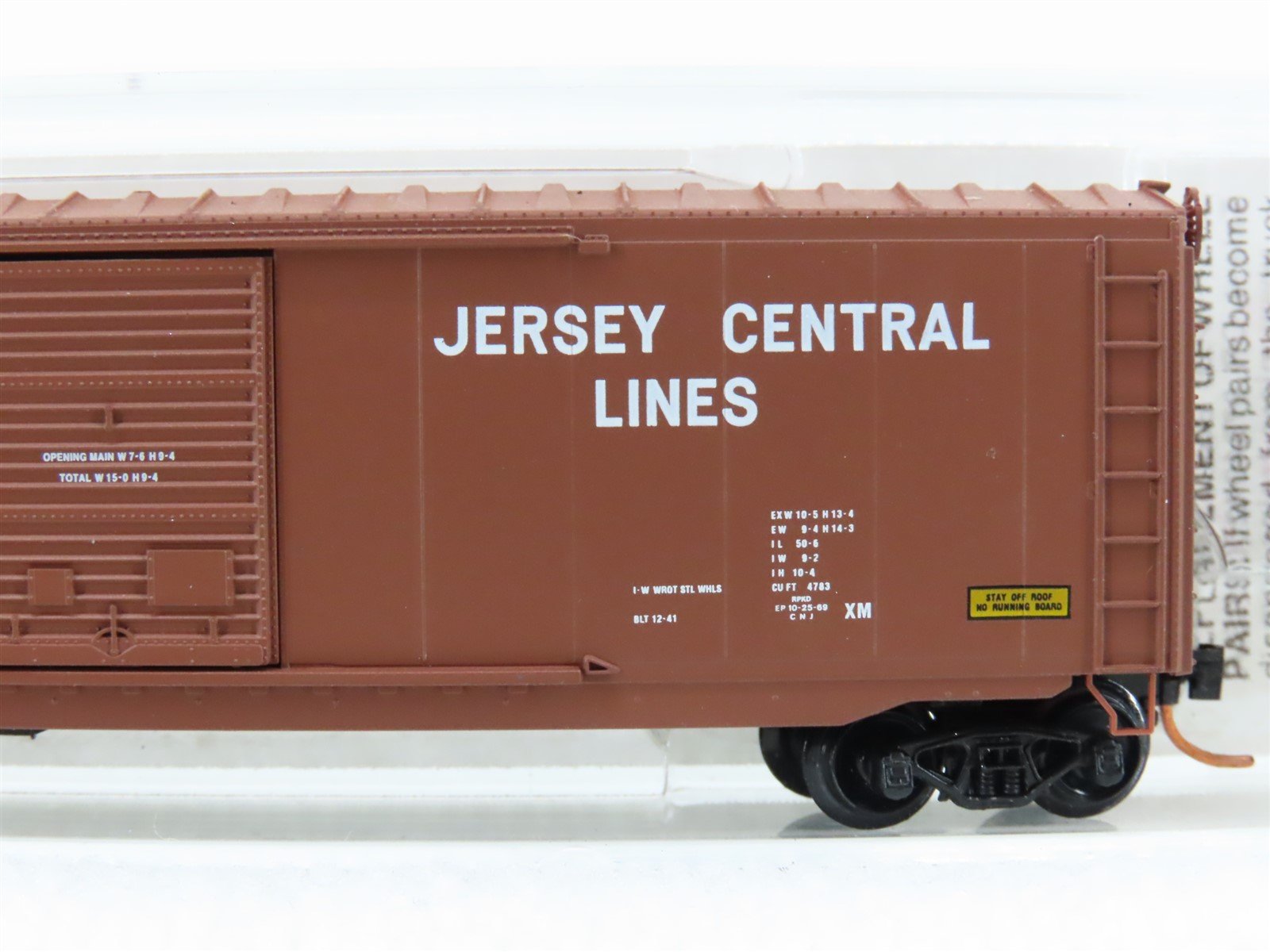 N Scale Micro-Trains MTL 37040 CNJ Jersey Central 50' Standard Boxcar #25039