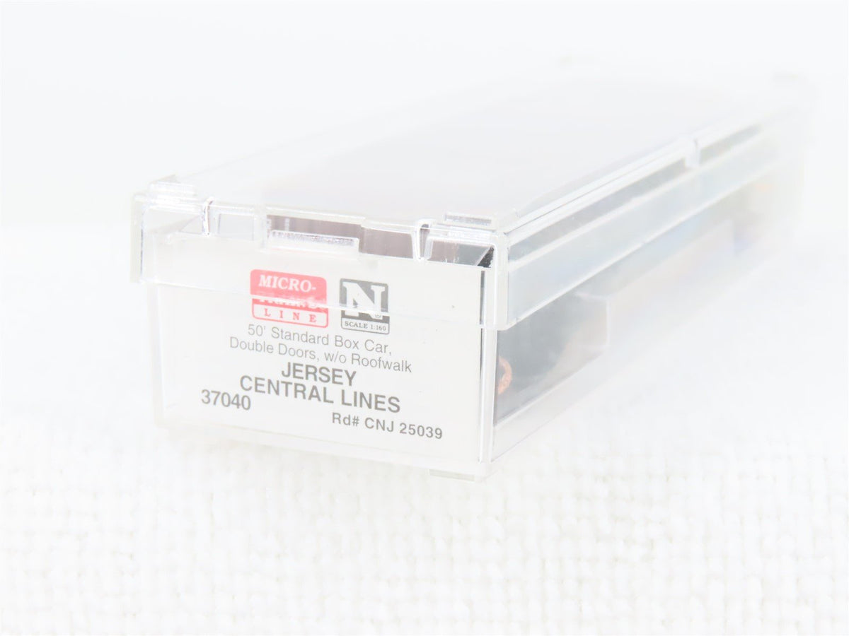N Scale Micro-Trains MTL 37040 CNJ Jersey Central 50&#39; Standard Boxcar #25039