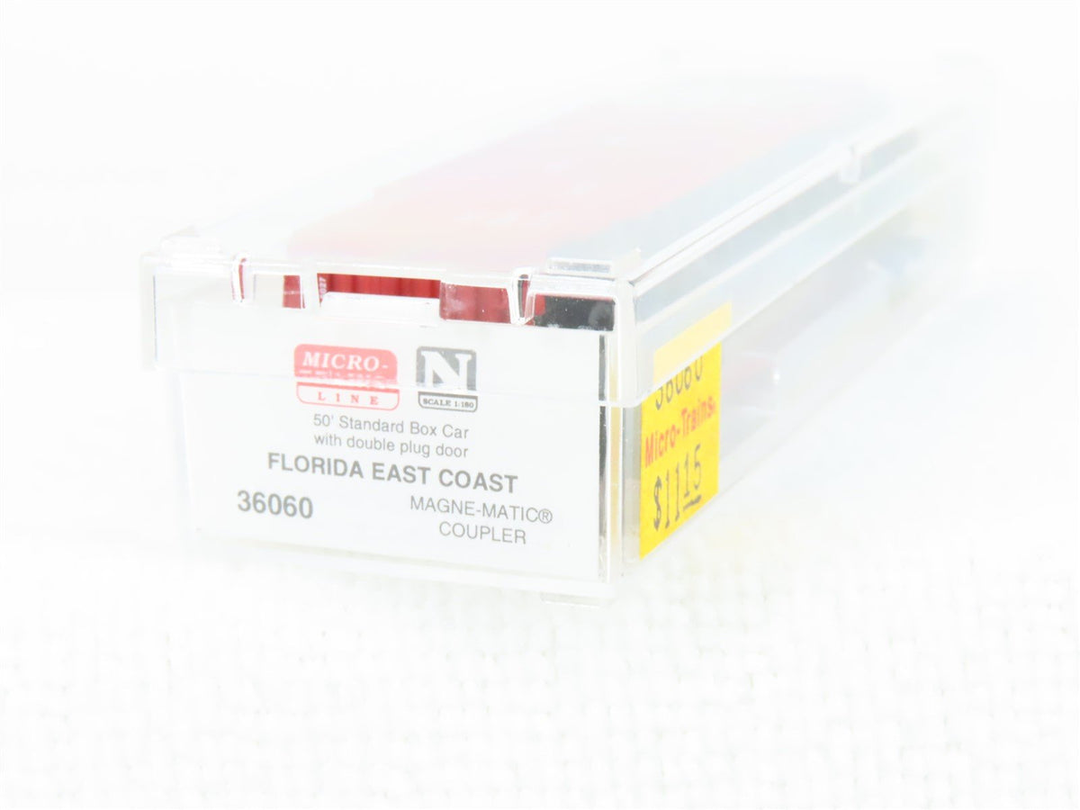 N Scale Micro-Trains MTL 36060 FEC Florida East Coast 50&#39; Boxcar #5027