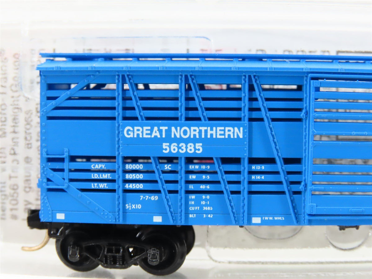 N Scale Micro-Trains MTL 35170 GN Big Sky Blue 40&#39; Despatch Stock Car #56385