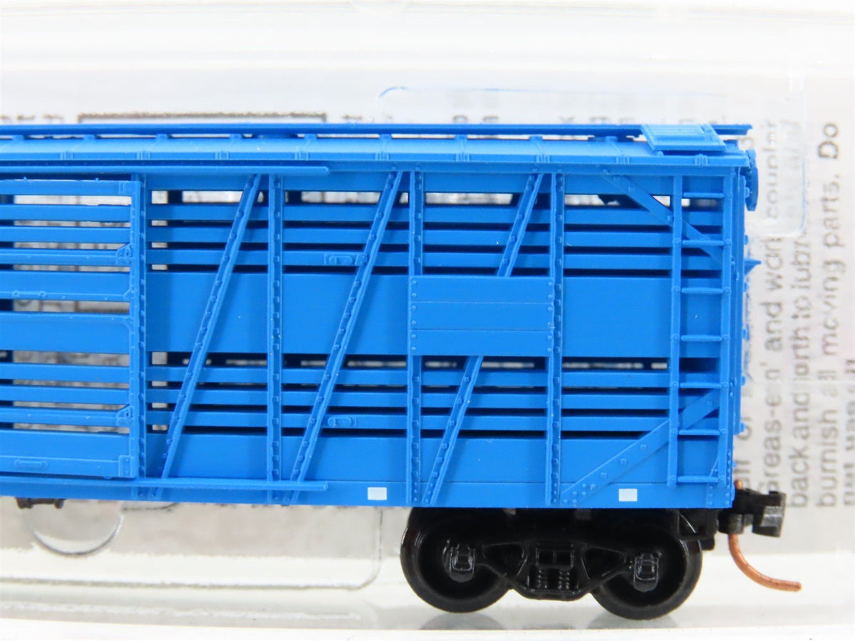 N Scale Micro-Trains MTL 35170 GN Big Sky Blue 40&#39; Despatch Stock Car #56385
