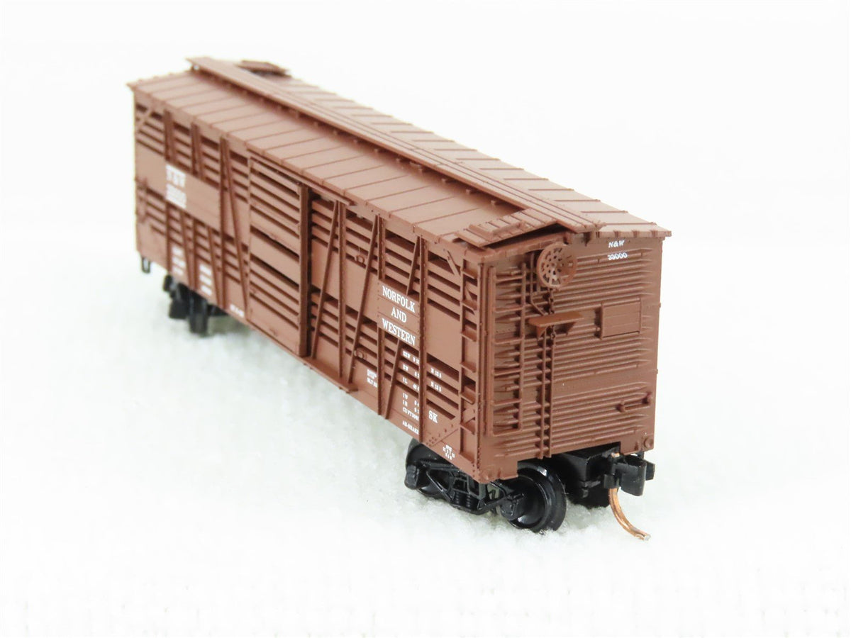 N Scale Micro-Trains MTL 35150 N&amp;W Norfolk Western 40&#39; Despatch Stock Car #33000