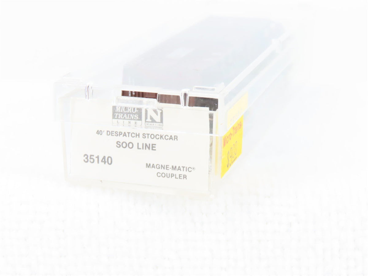N Scale Micro-Trains MTL 35140 SOO Line 40&#39; Despatch Stock Car #29630