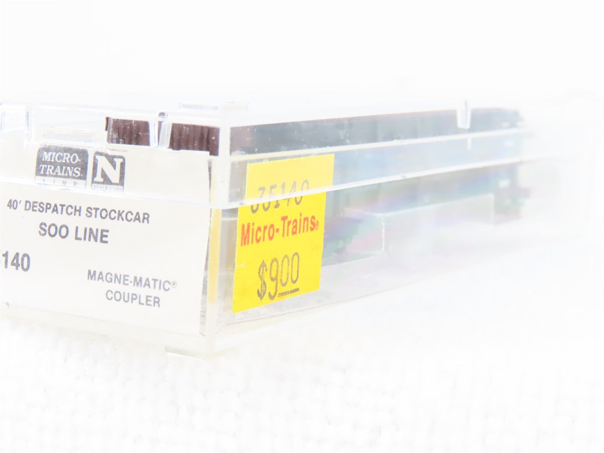 N Scale Micro-Trains MTL 35140 SOO Line 40&#39; Despatch Stock Car #29630