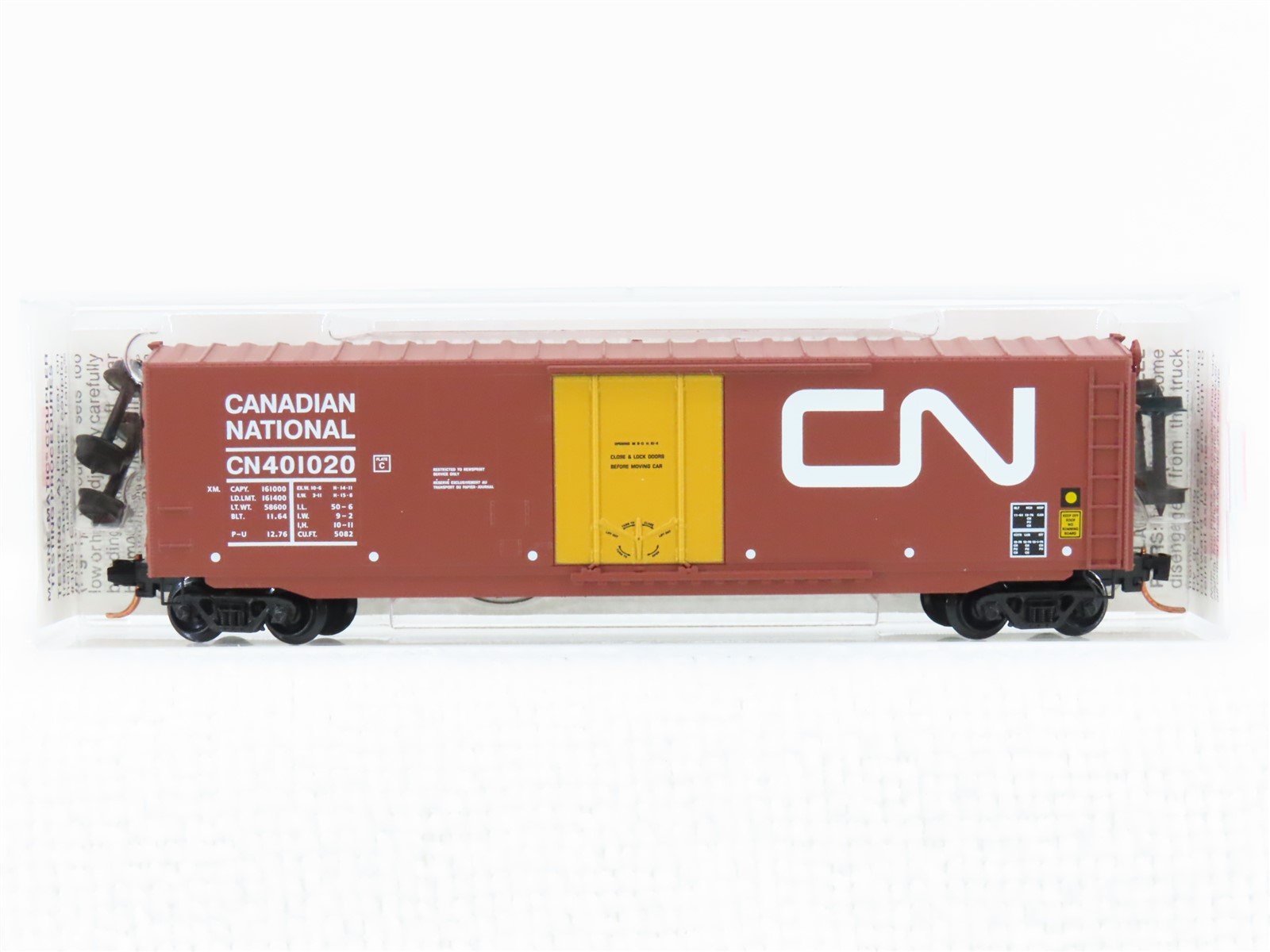 N Scale Micro-Trains MTL 38310 CN Canadian National 50' Boxcar #401020