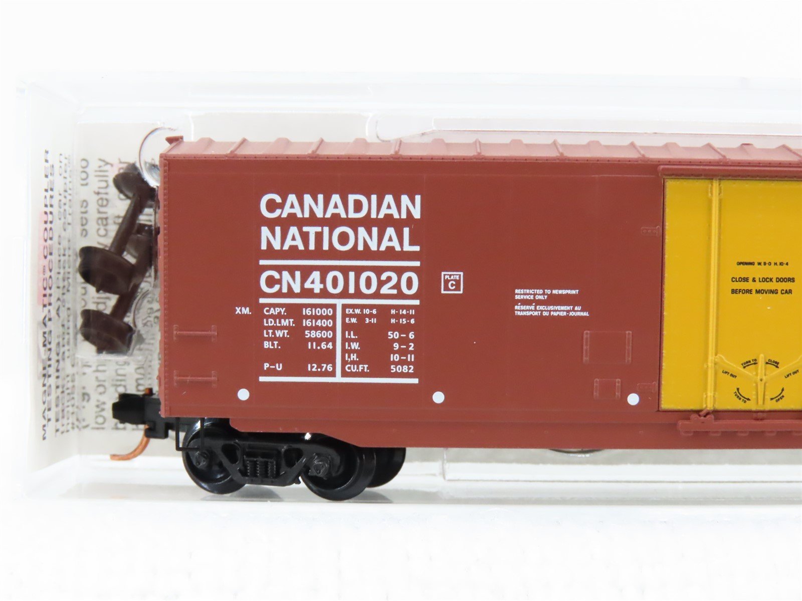 N Scale Micro-Trains MTL 38310 CN Canadian National 50' Boxcar #401020