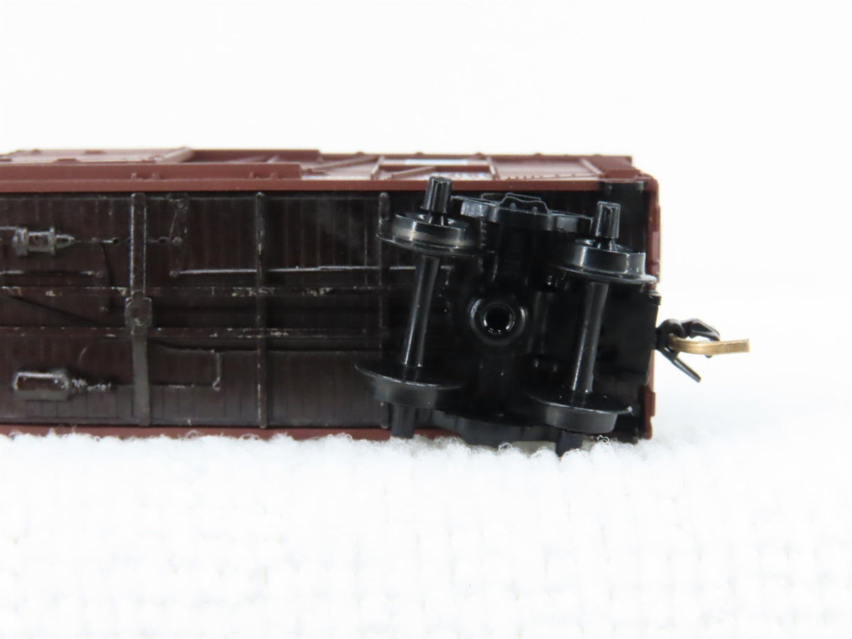 N Scale Micro-Trains MTL 35130 CB&amp;Q Burlington Route 40&#39; Stockcar #52002