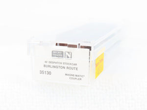 N Scale Micro-Trains MTL 35130 CB&Q Burlington Route 40' Stockcar #52002