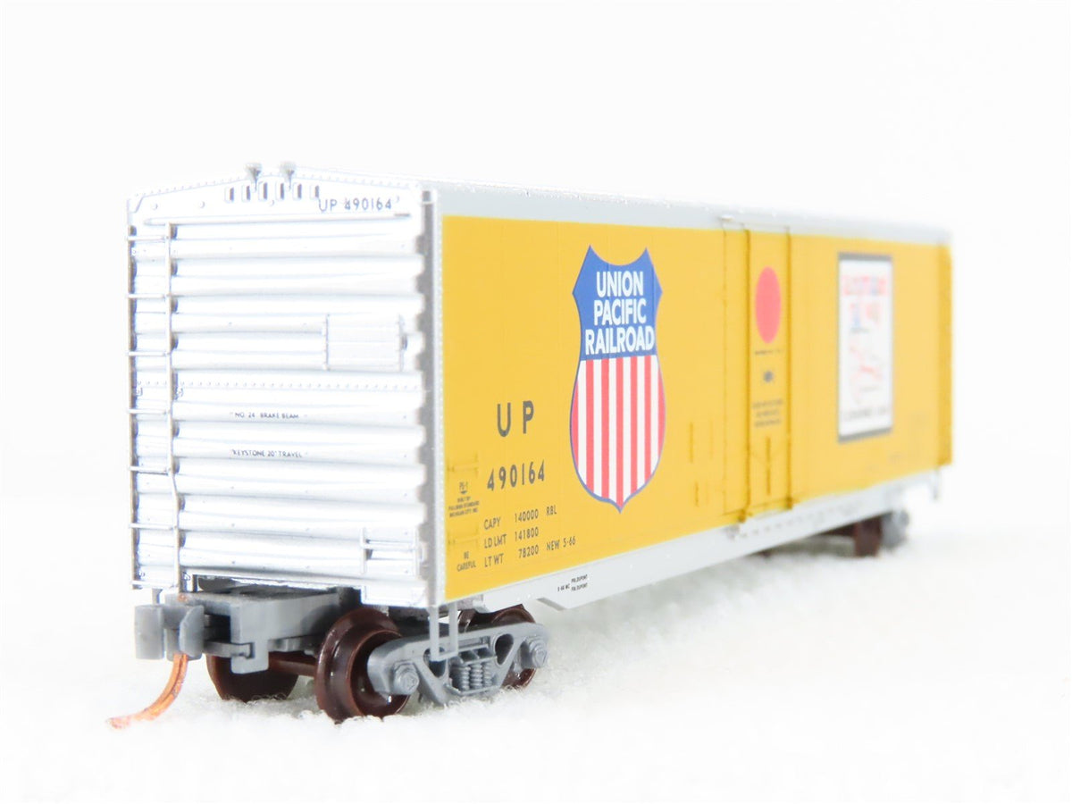 N Scale Micro-Trains MTL 38280 UP Union Pacific Automated 50&#39; Boxcar #490164