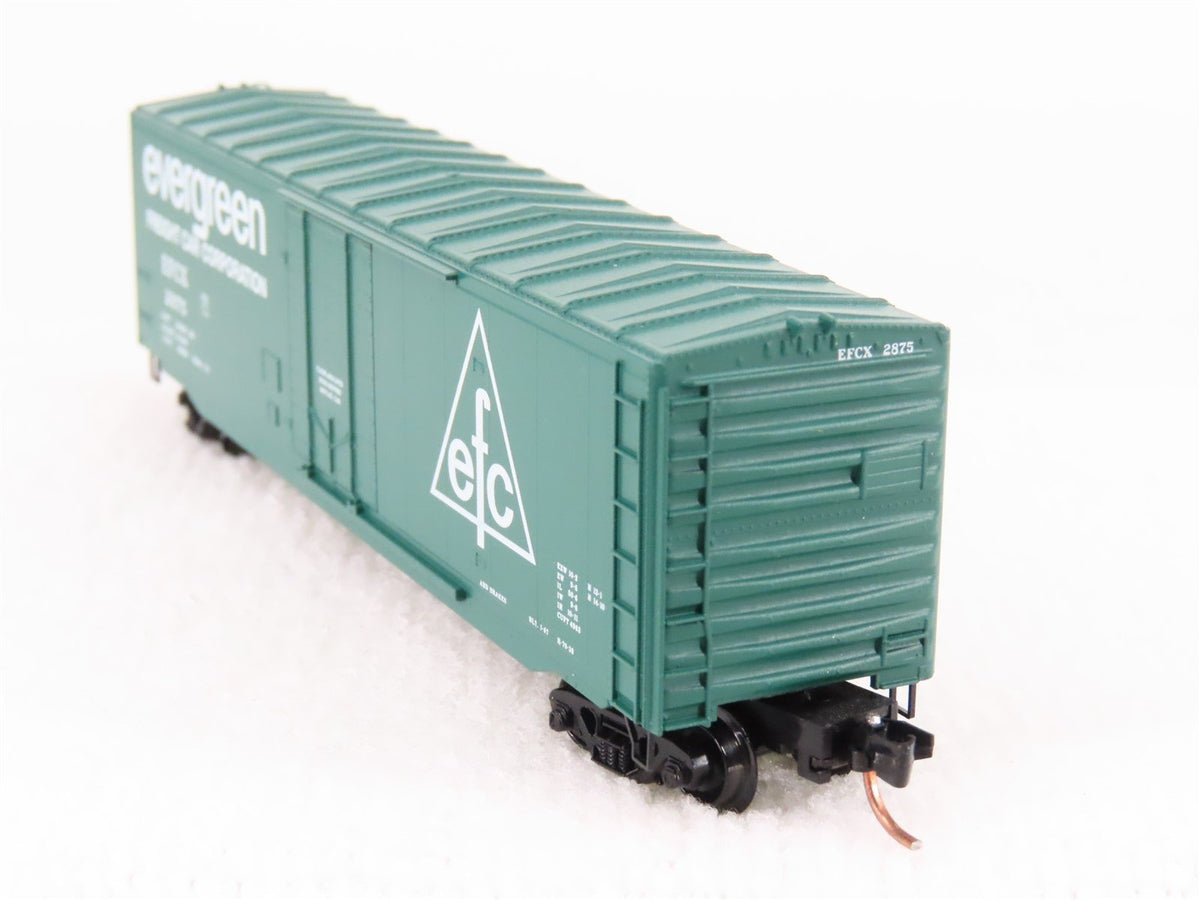 N Scale Micro-Trains MTL 38260 EFCX Evergreen Freight 50&#39; Standard Boxcar #2875