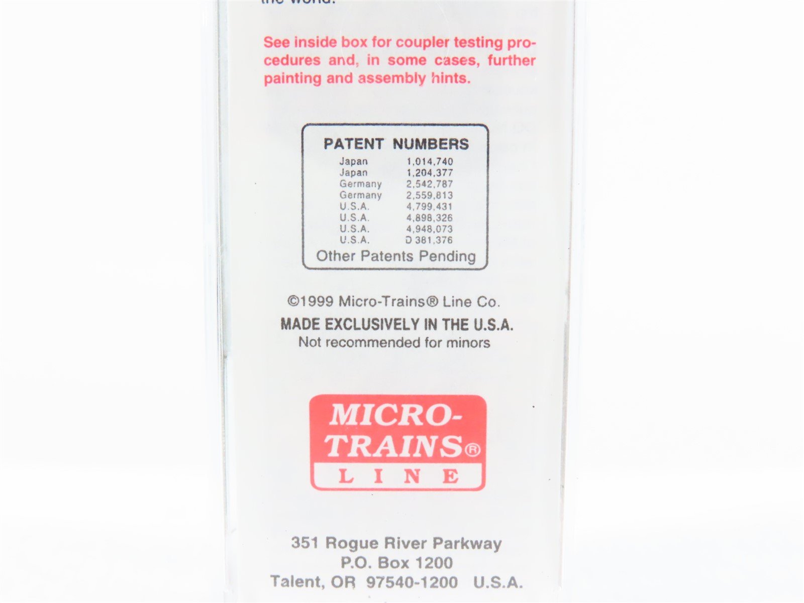 N Scale Micro-Trains MTL 38260 EFCX Evergreen Freight 50' Standard Boxcar #2875