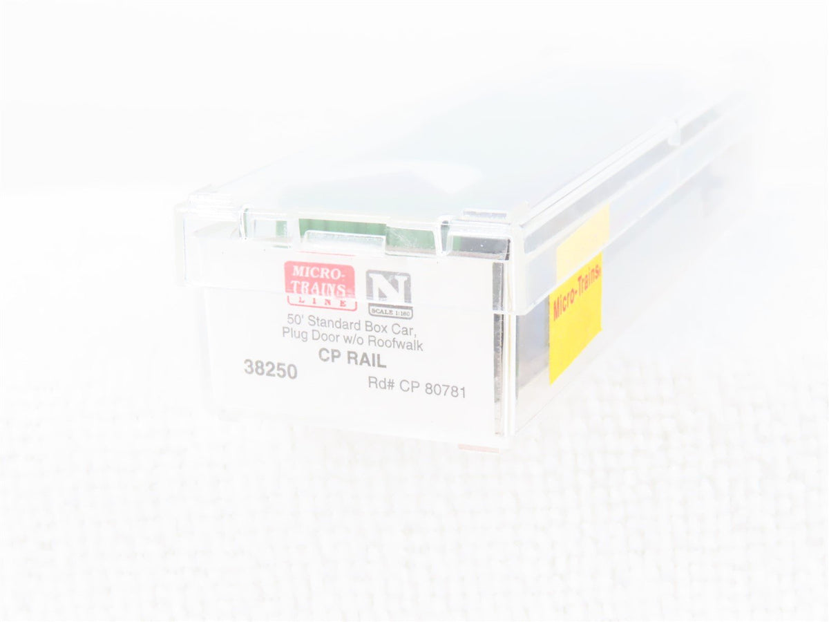 N Scale Micro-Trains MTL 38250 CP Rail 50&#39; Standard Plug Door Boxcar #80781