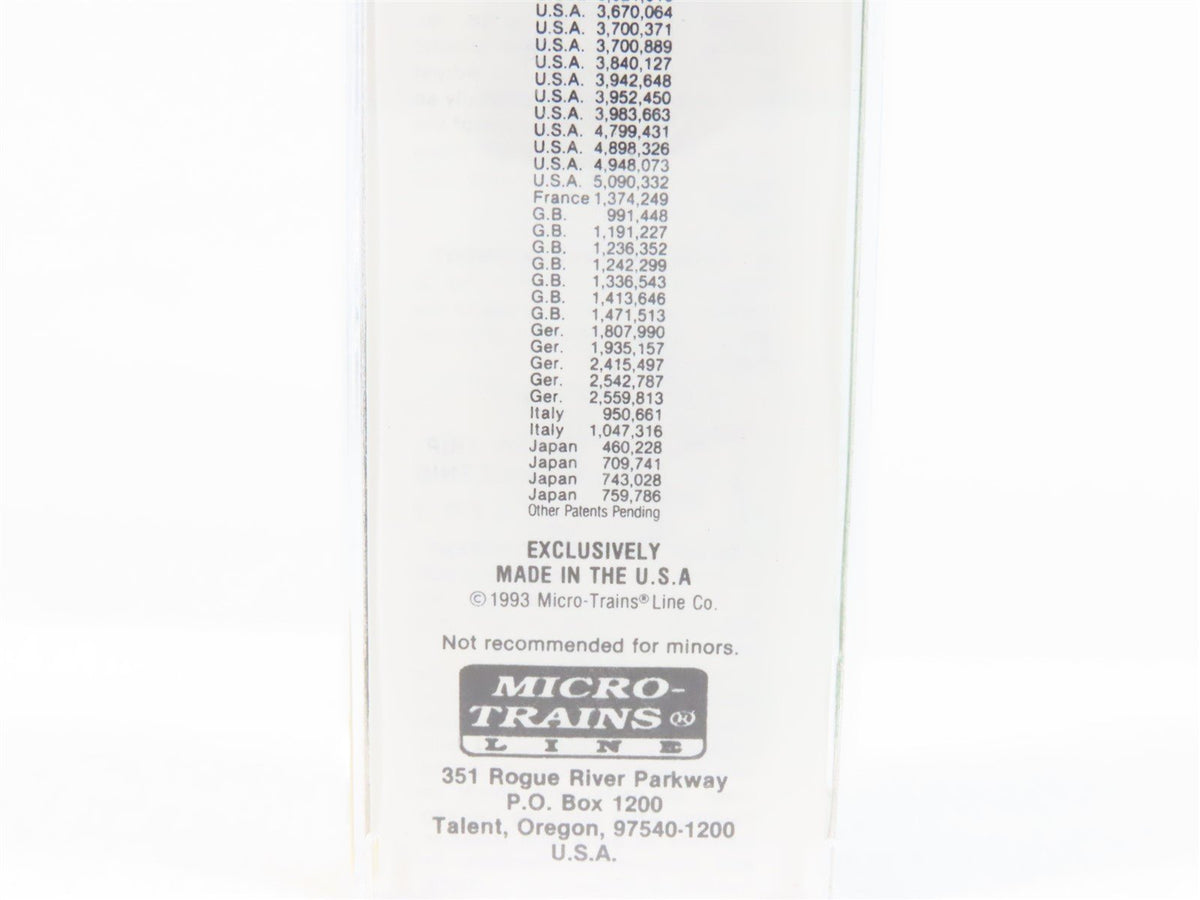 N Micro-Trains MTL 38200 BN Burlington Northern 50&#39; Standard Boxcar #730485