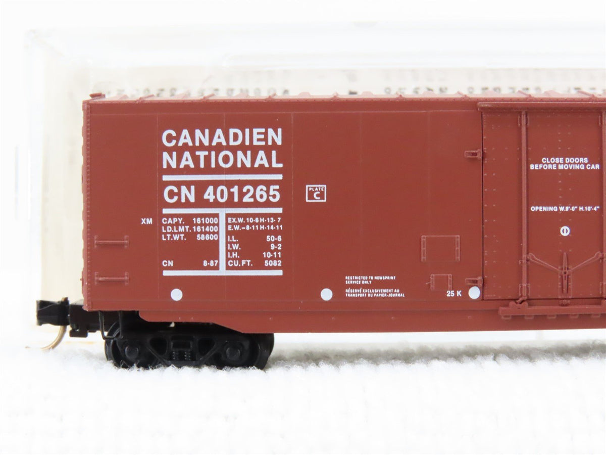 N Scale Micro-Trains MTL 38190 CN Canadian National 50&#39; Standard Boxcar #401265