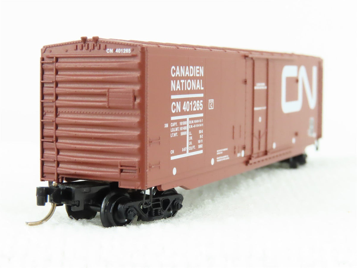 N Scale Micro-Trains MTL 38190 CN Canadian National 50&#39; Standard Boxcar #401265