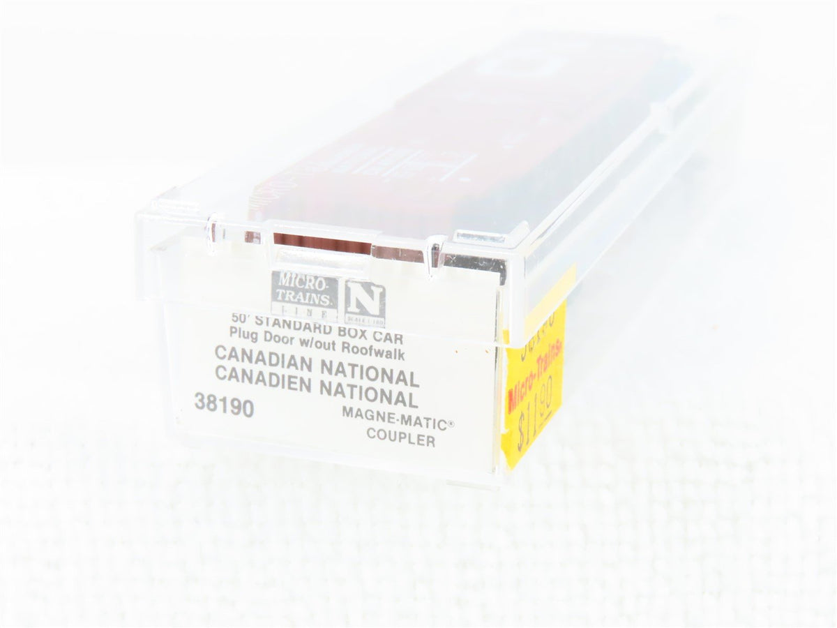N Scale Micro-Trains MTL 38190 CN Canadian National 50&#39; Standard Boxcar #401265