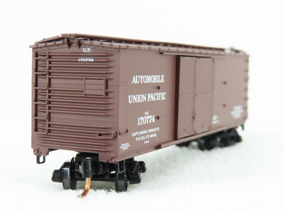N Scale Micro-Trains MTL 41010 UP Union Pacific 40&#39; Wood Auto Boxcar #170774