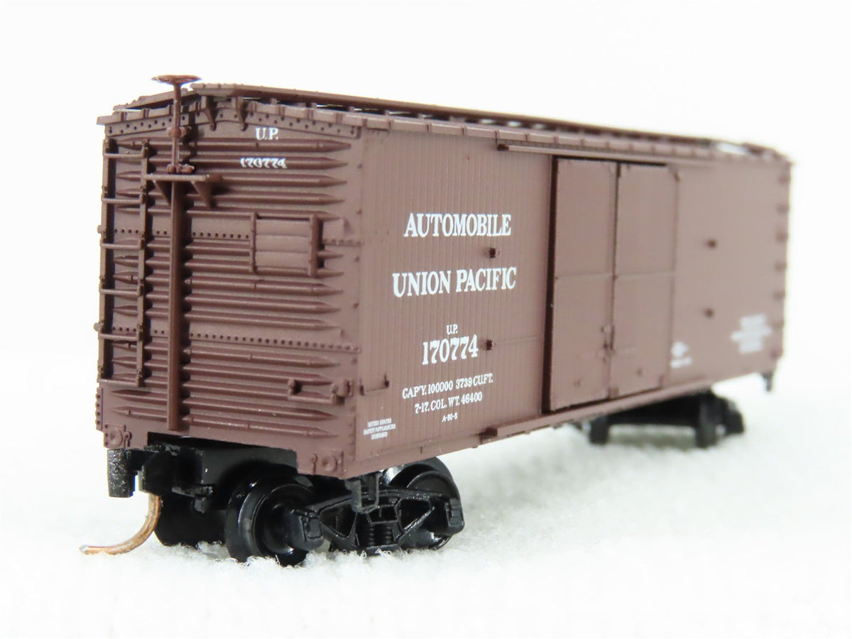 N Scale Micro-Trains MTL 41010 UP Union Pacific 40&#39; Wood Auto Boxcar #170774