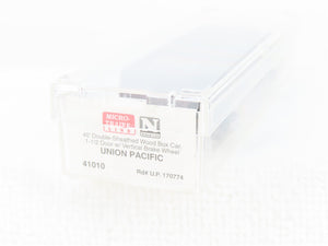 N Scale Micro-Trains MTL 41010 UP Union Pacific 40' Wood Auto Boxcar #170774