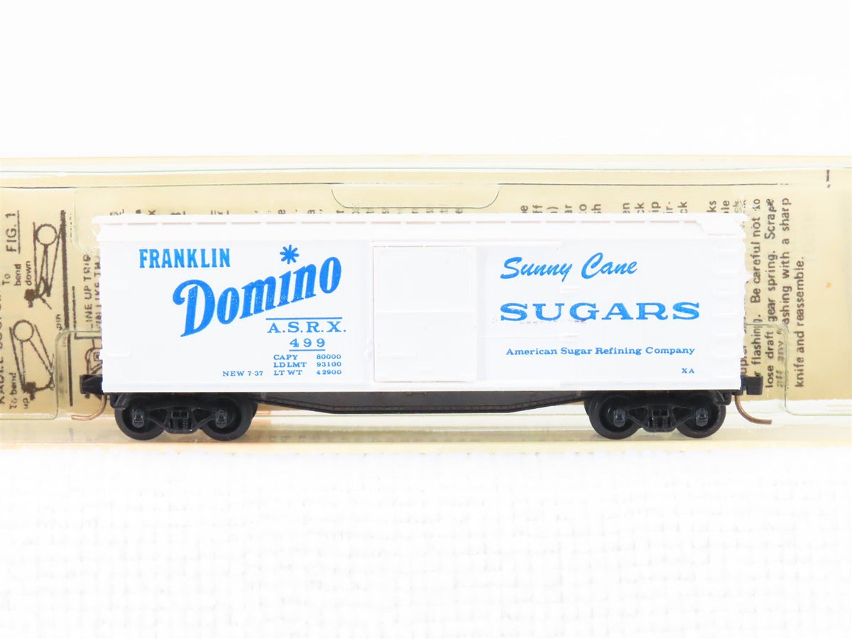 N Scale Micro-Trains MTL 42020 ASRX Domino Sugars 40&#39; Wood Boxcar #499