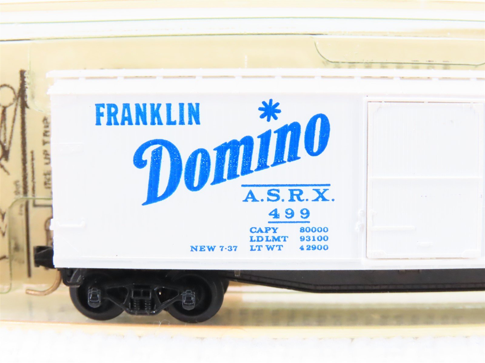 N Scale Micro-Trains MTL 42020 ASRX Domino Sugars 40' Wood Boxcar #499
