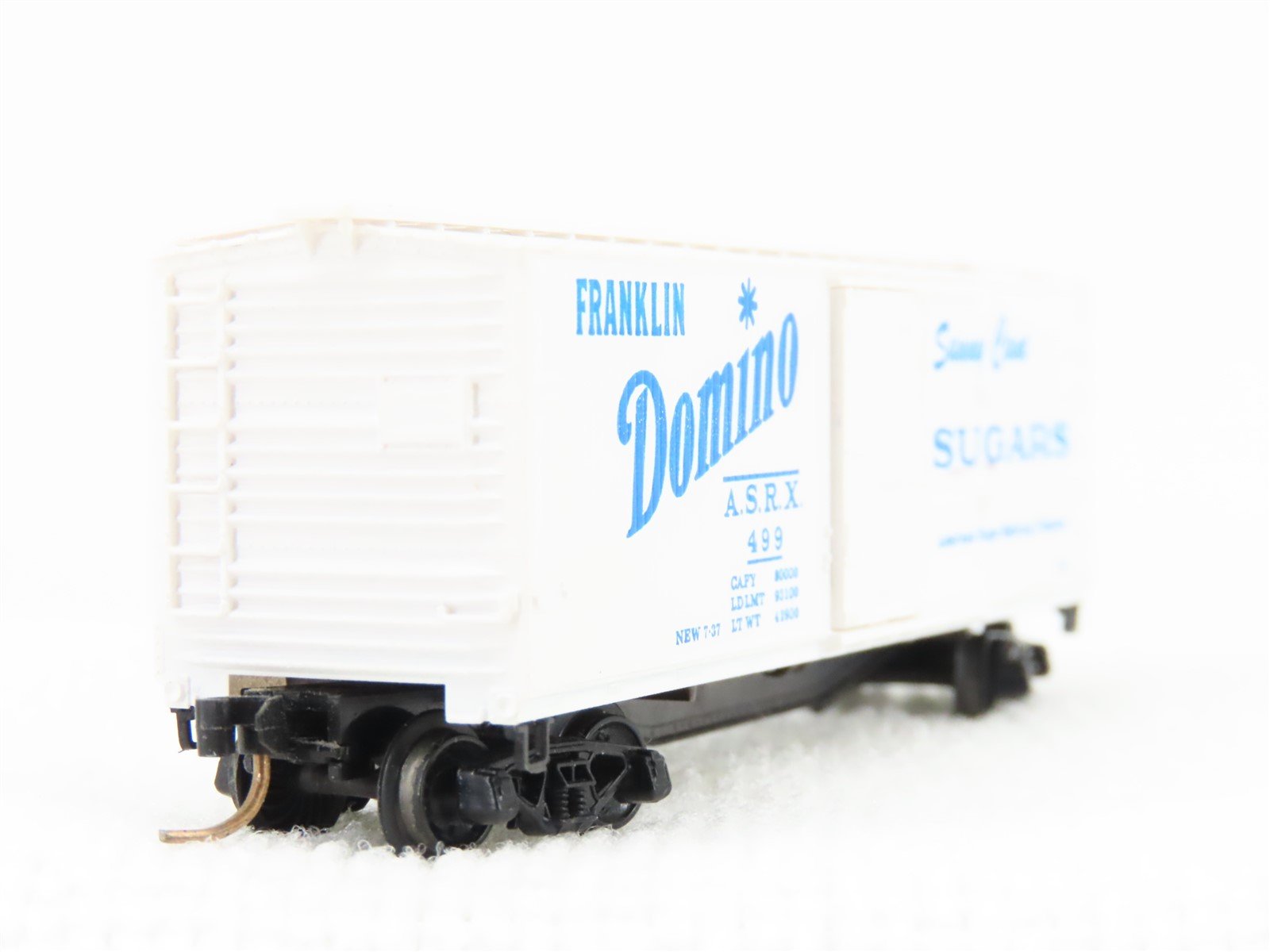 N Scale Micro-Trains MTL 42020 ASRX Domino Sugars 40' Wood Boxcar #499
