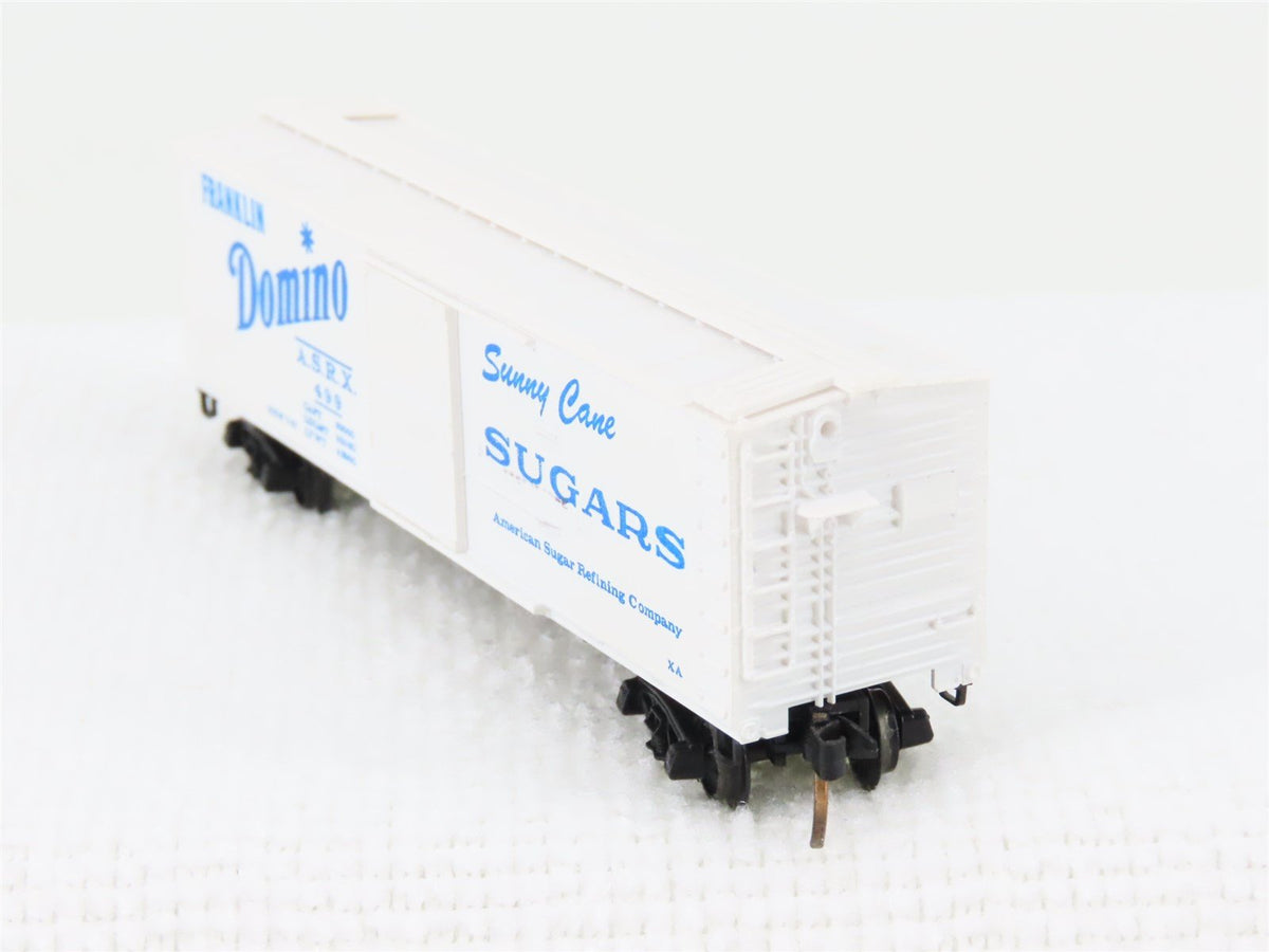 N Scale Micro-Trains MTL 42020 ASRX Domino Sugars 40&#39; Wood Boxcar #499